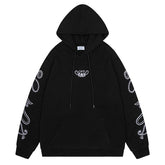 Off White Logo Drawstring Hoodie